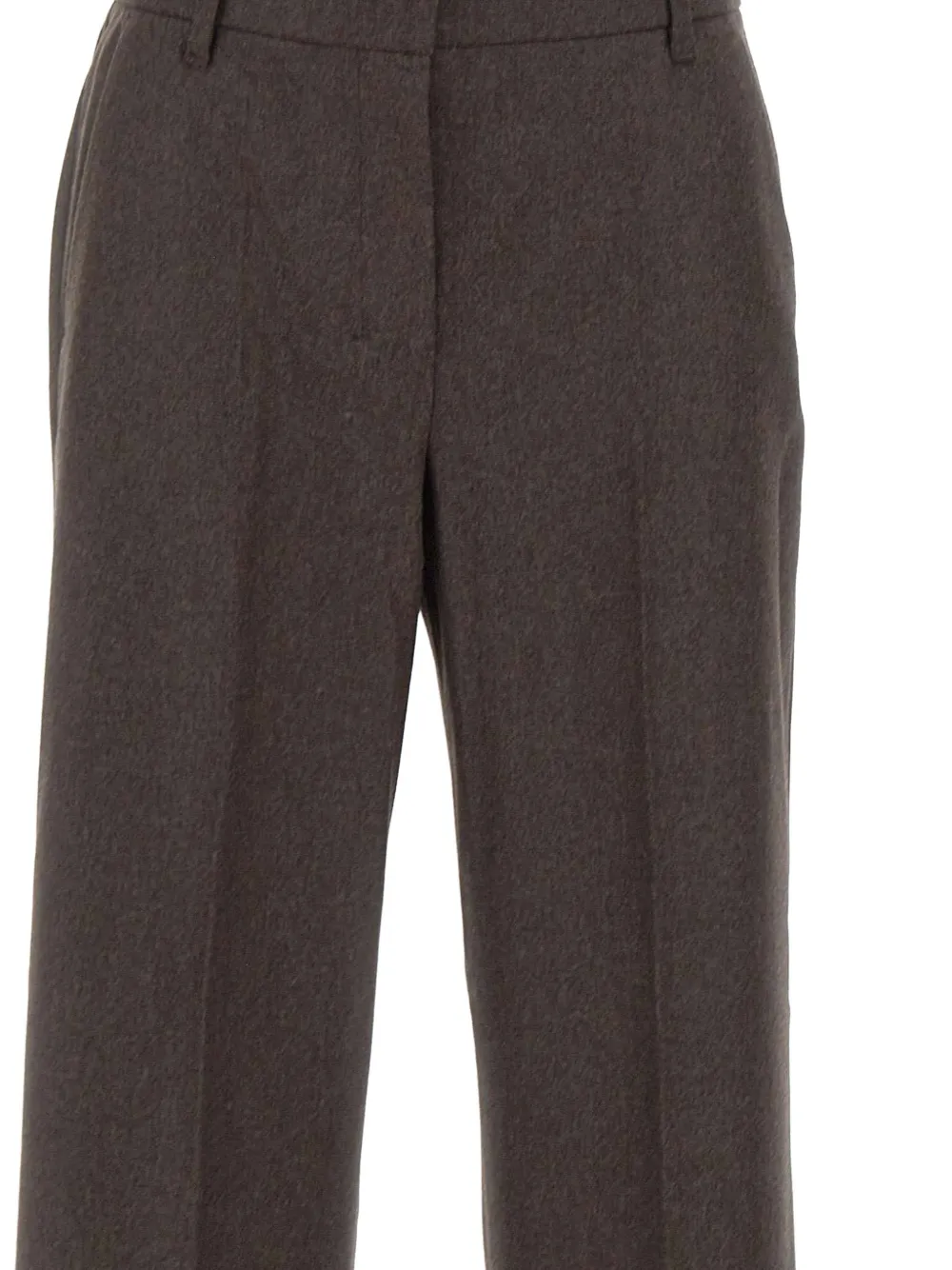 'S Max Mara Cottage broek van wolflanel Bruin