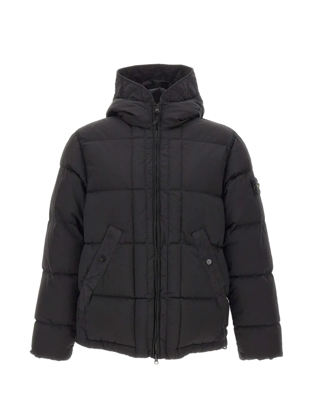Stone Island 4100019 nylon metal in ECONYL® jacket - Black