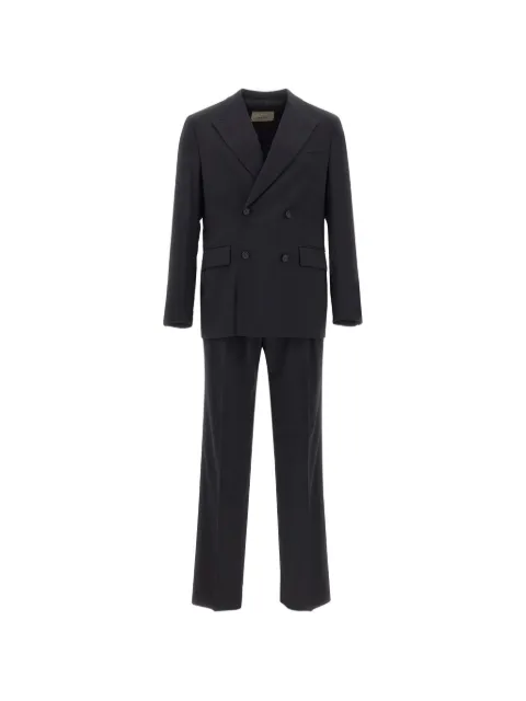 Manuel Ritz double-breasted peak-lapel suit