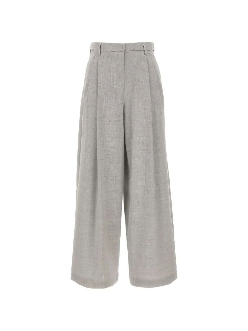 'S Max Mara pleated wide-leg trousers - Grigio