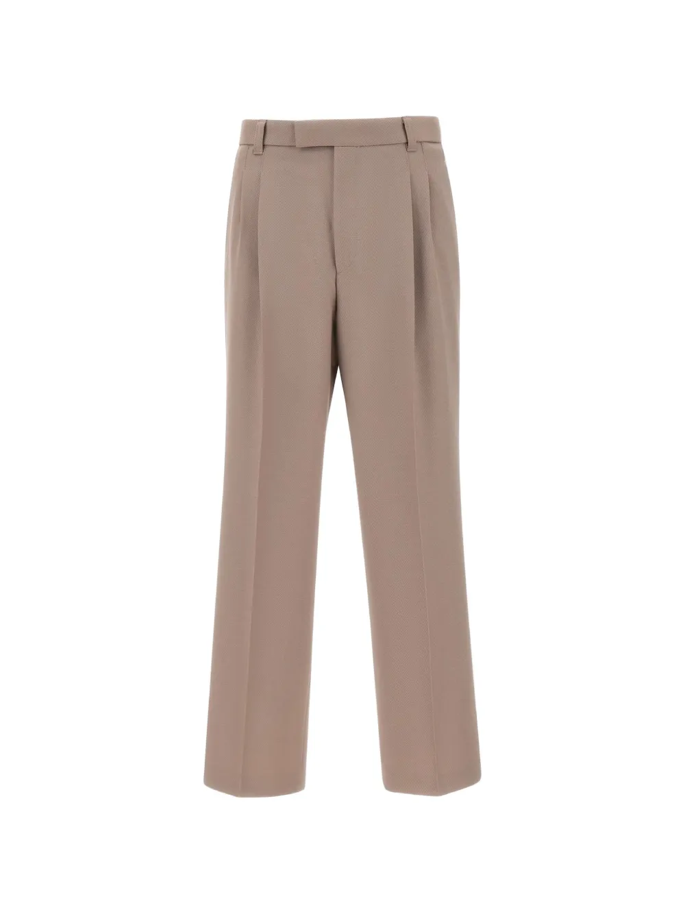 BOSS relaxed-fit trousers in virgin wool - Toni neutri