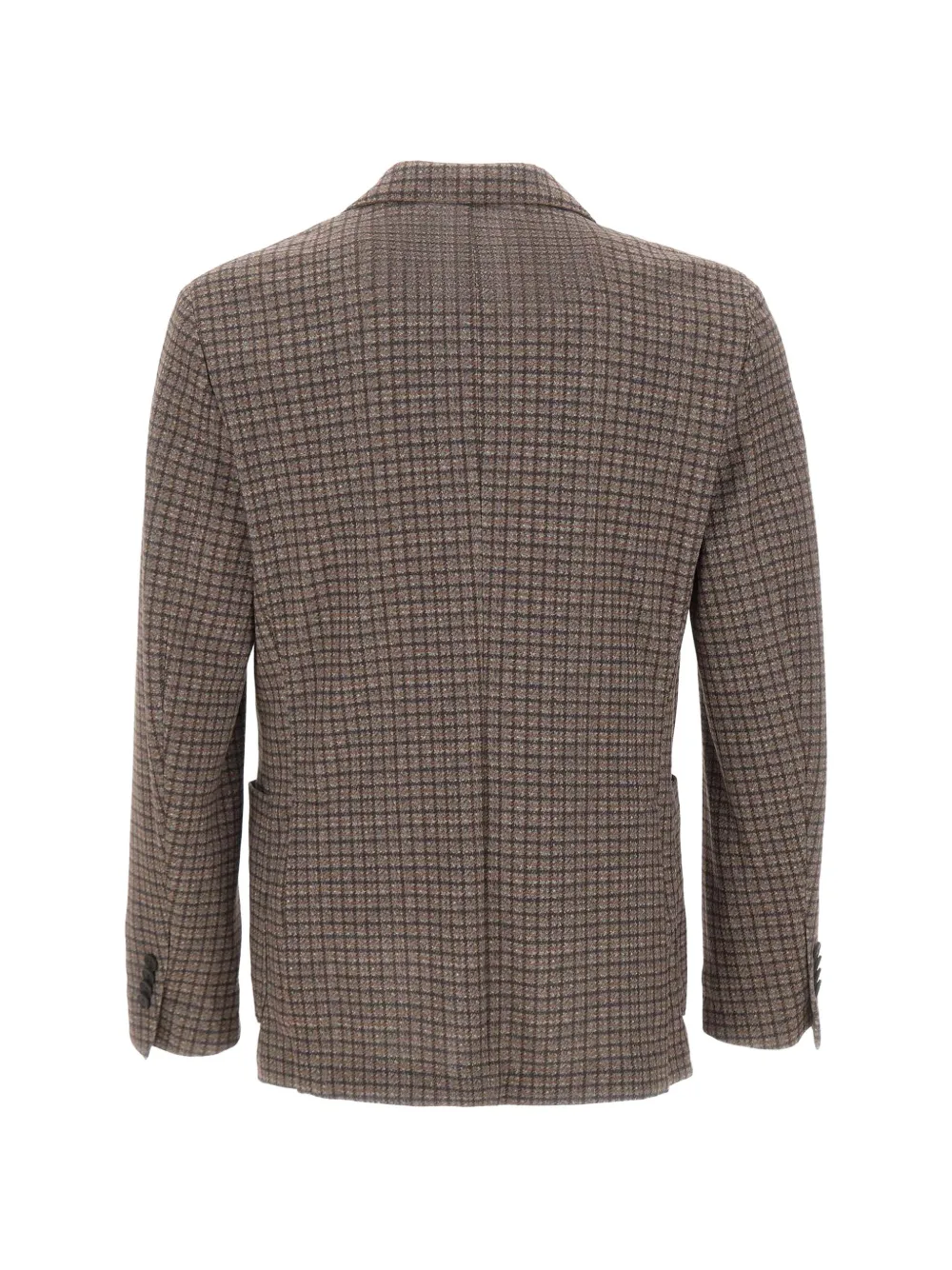 Manuel Ritz Geruite blazer Bruin