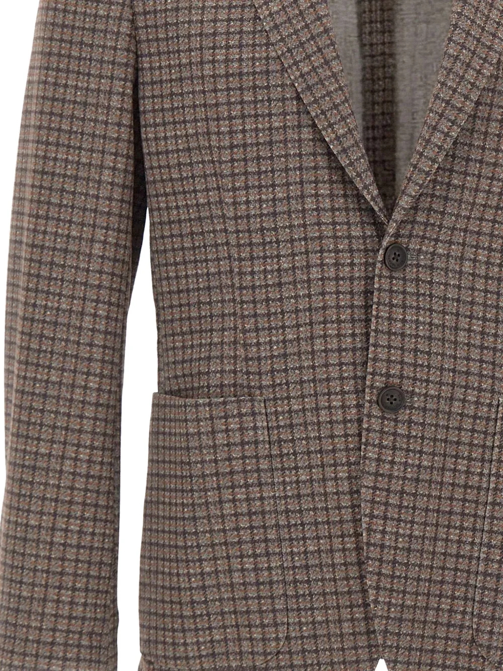 Manuel Ritz Geruite blazer Bruin