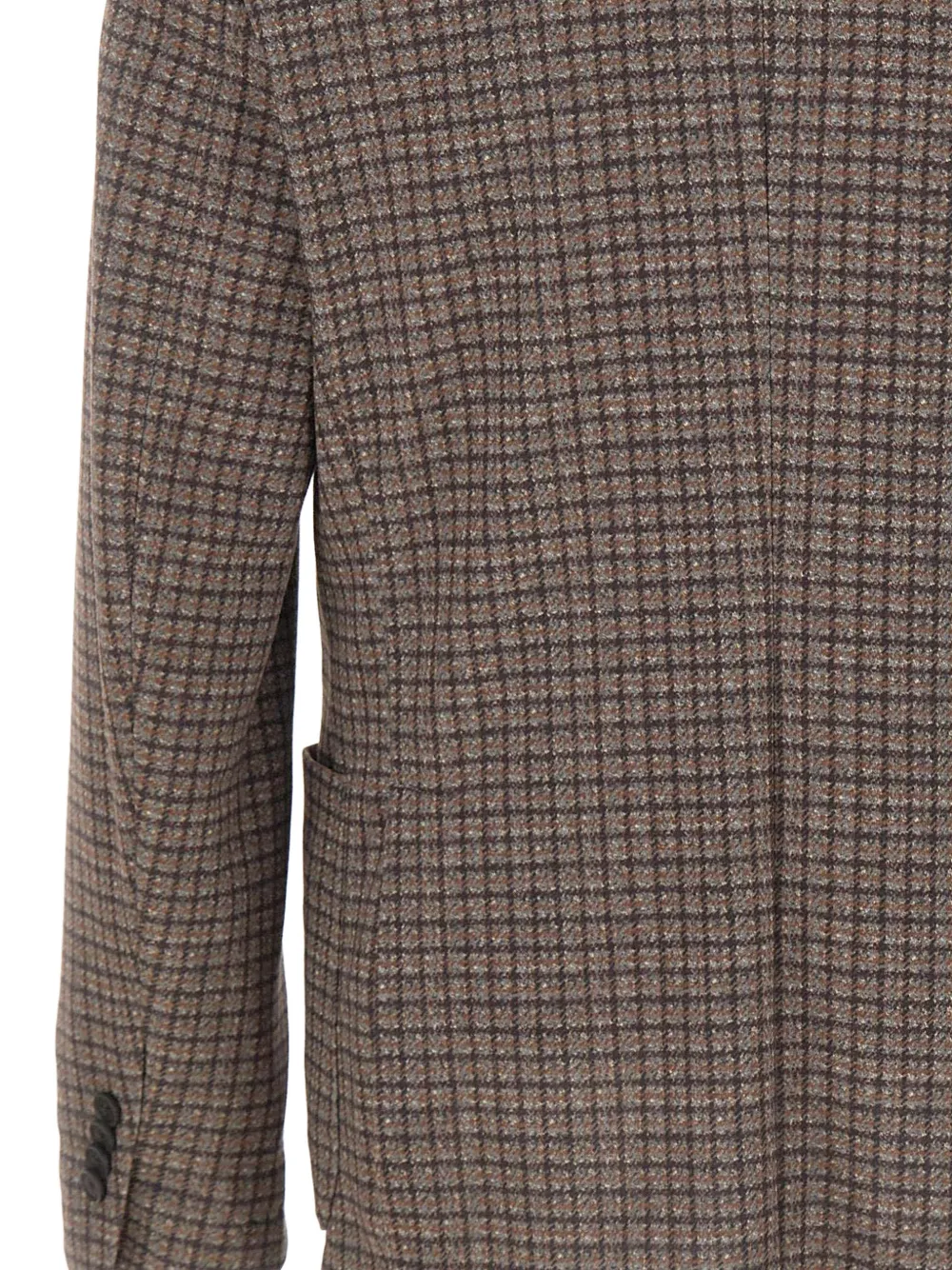 Manuel Ritz Geruite blazer Bruin