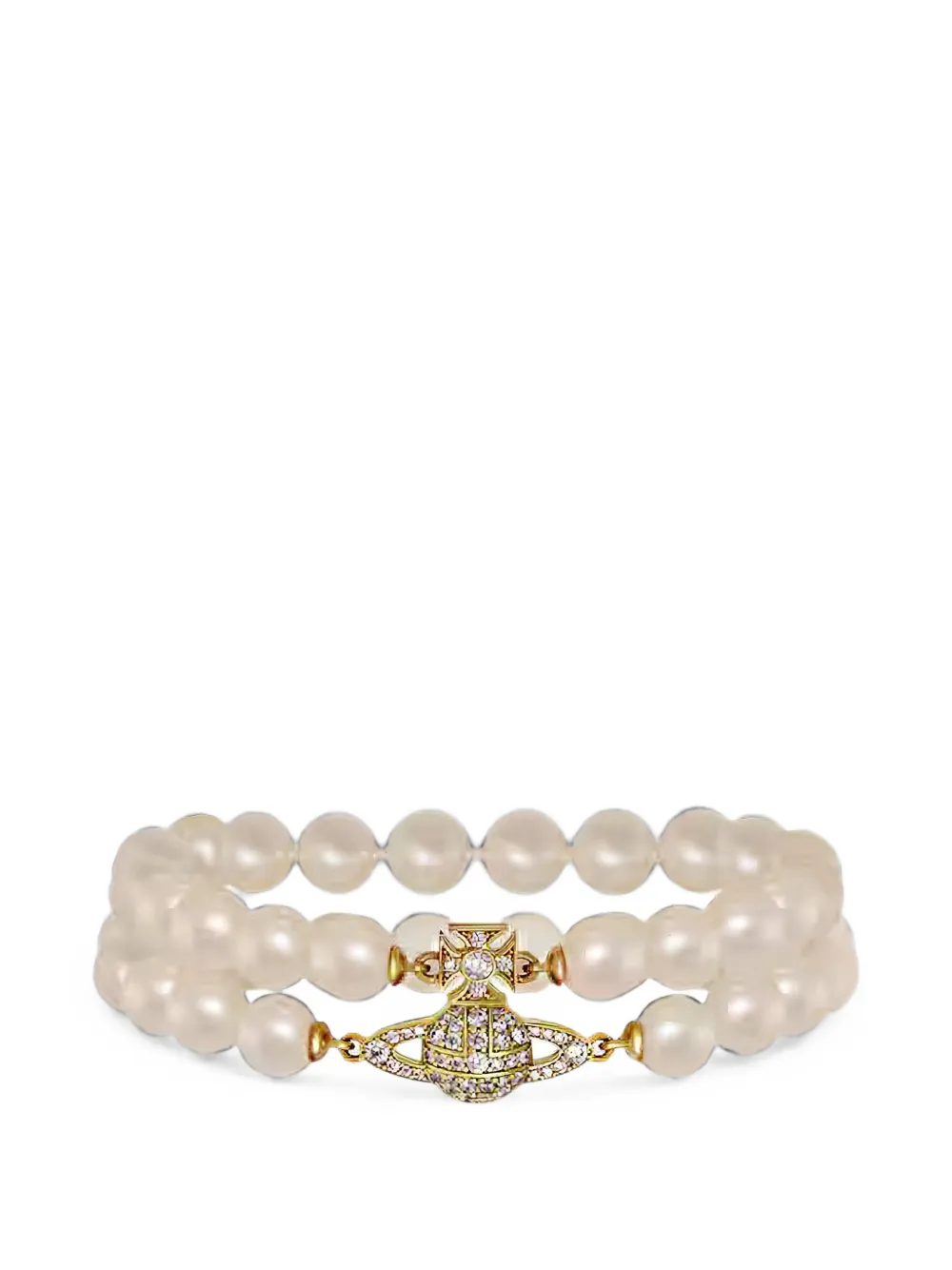 Vivienne Westwood Graziella Orb-detail pearl bracelet