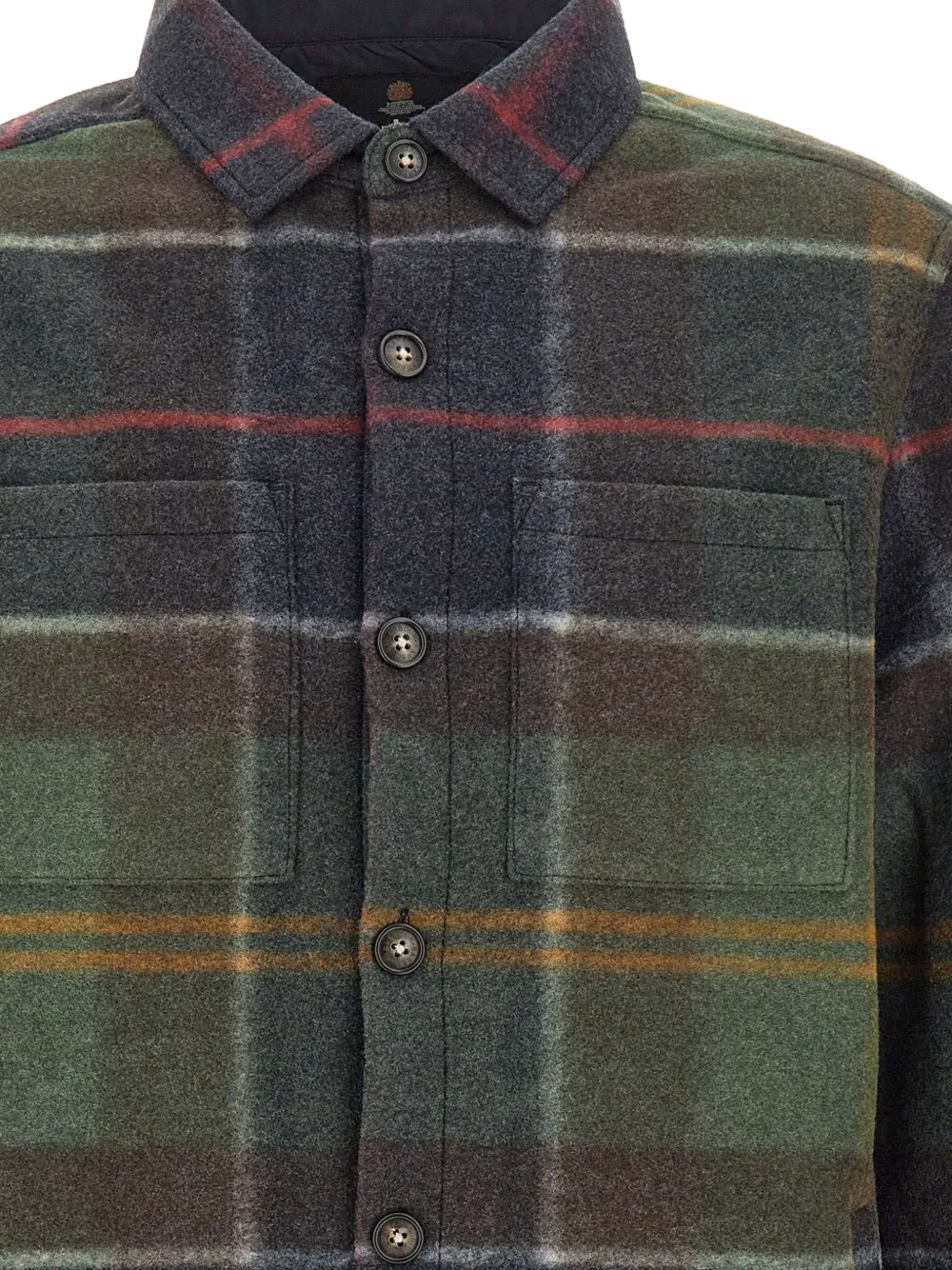 Barbour Woodlane shirtjack Groen