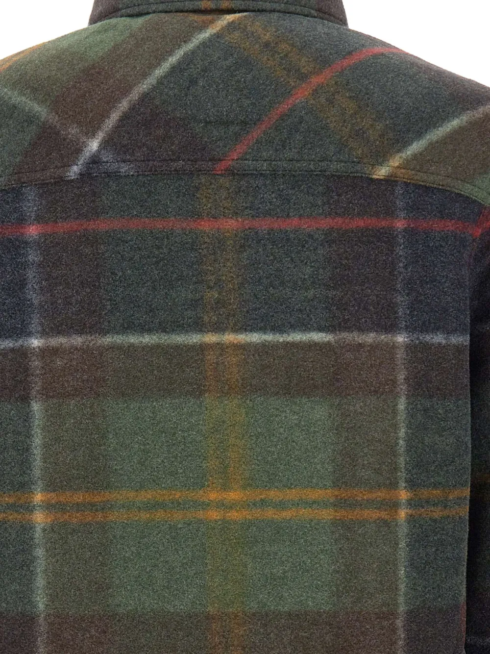 Barbour Woodlane shirtjack Groen