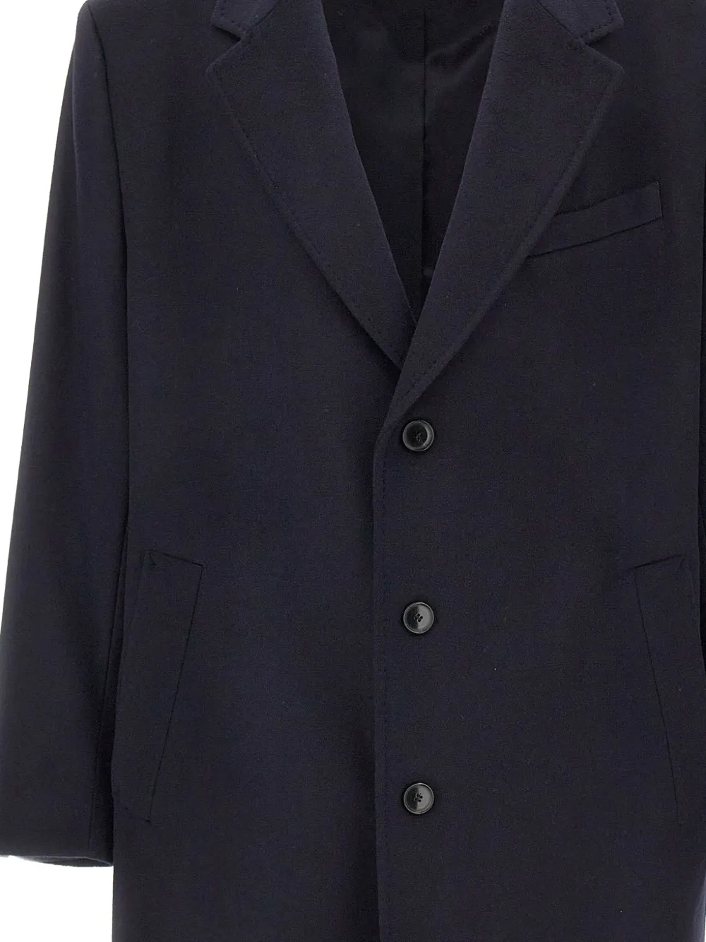 BOSS Wollen jas Blauw