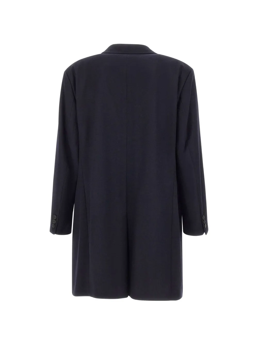 BOSS Wollen jas Blauw