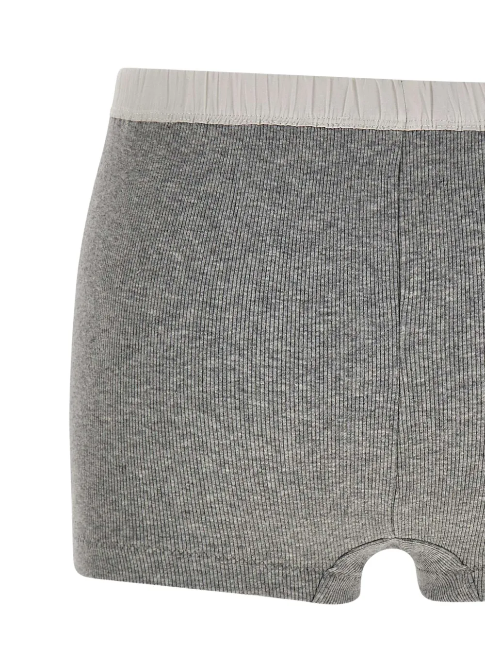 ENTIRE STUDIOS Geribbelde katoenen shorts Grijs