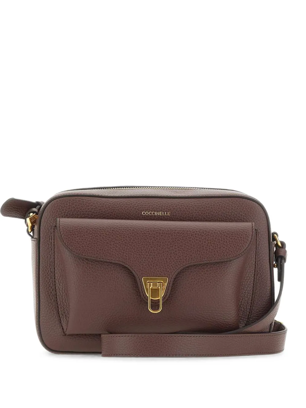 Coccinelle Beat leather shoulder bag - Marrone