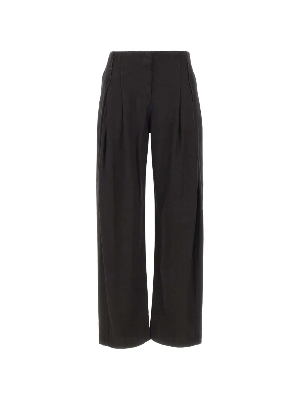 IRO Flowy pleated trousers - Noir