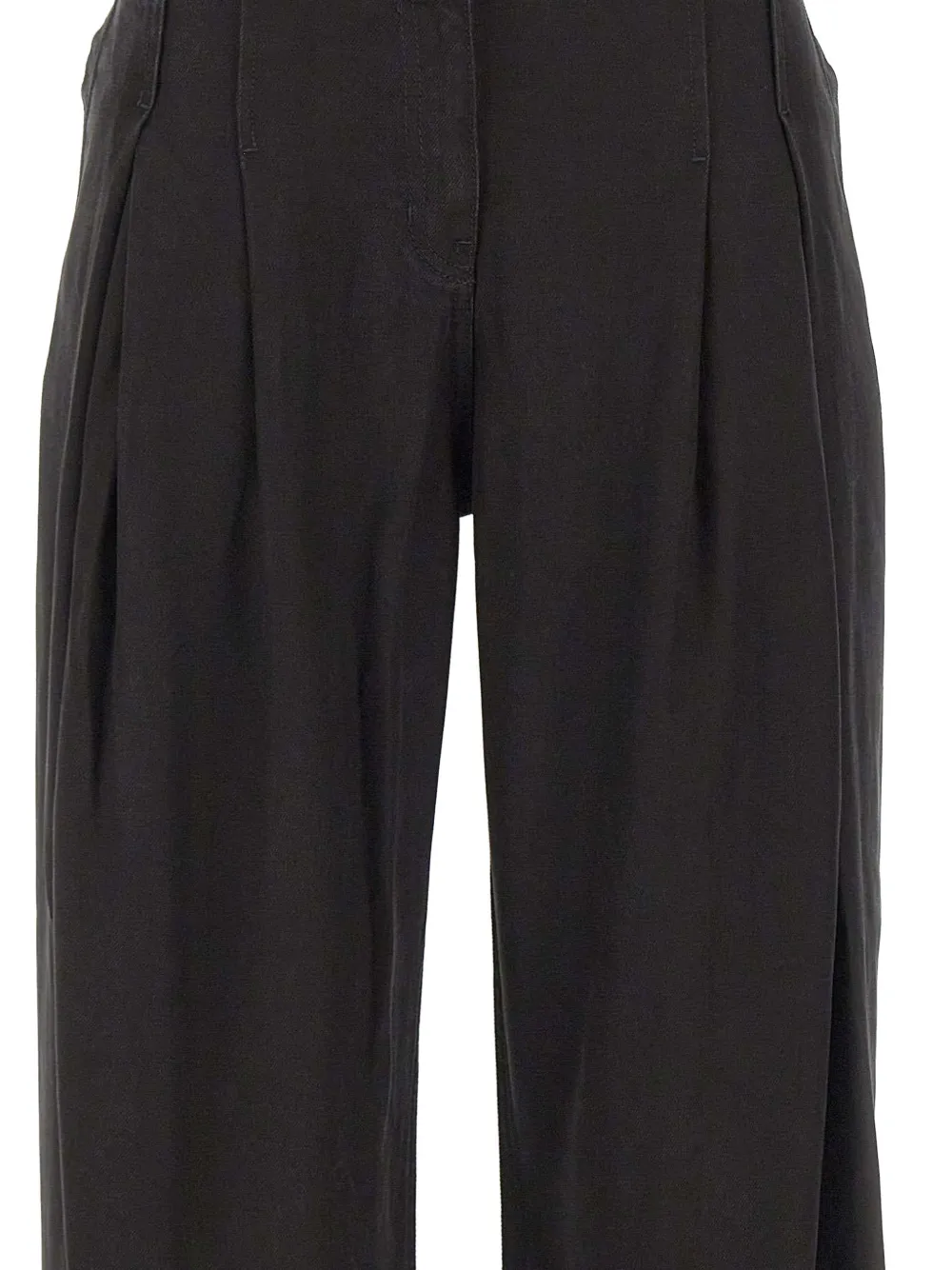 IRO Flowy pleated trousers Zwart