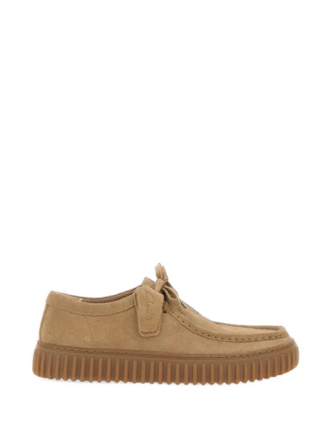 Clarks Torhill Lo suede derby shoes