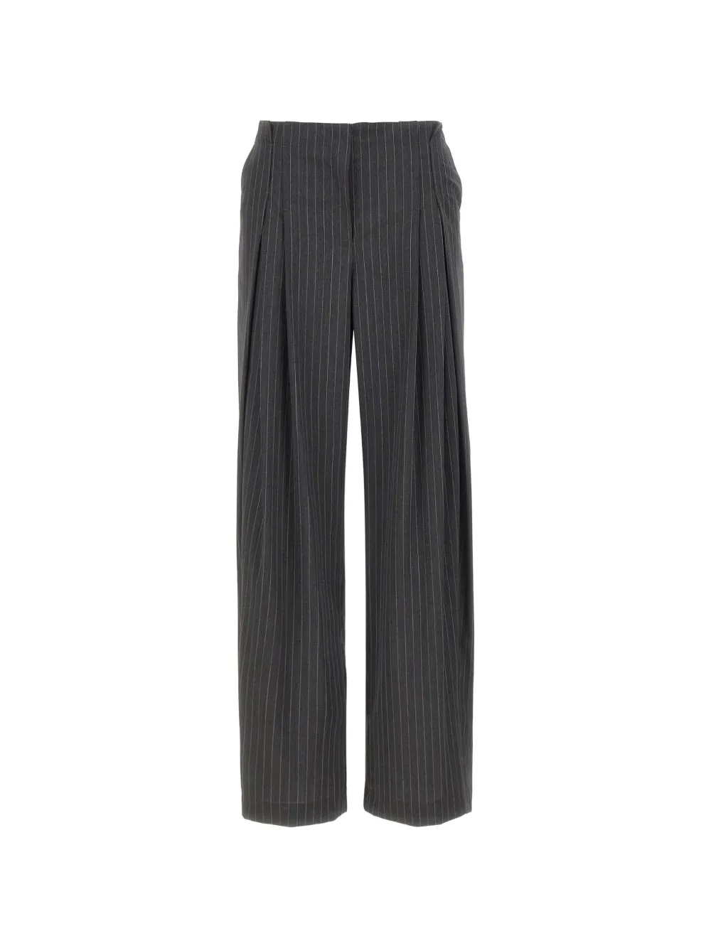 IRO Kalie pinstripe-pattern pleated trousers - Grigio