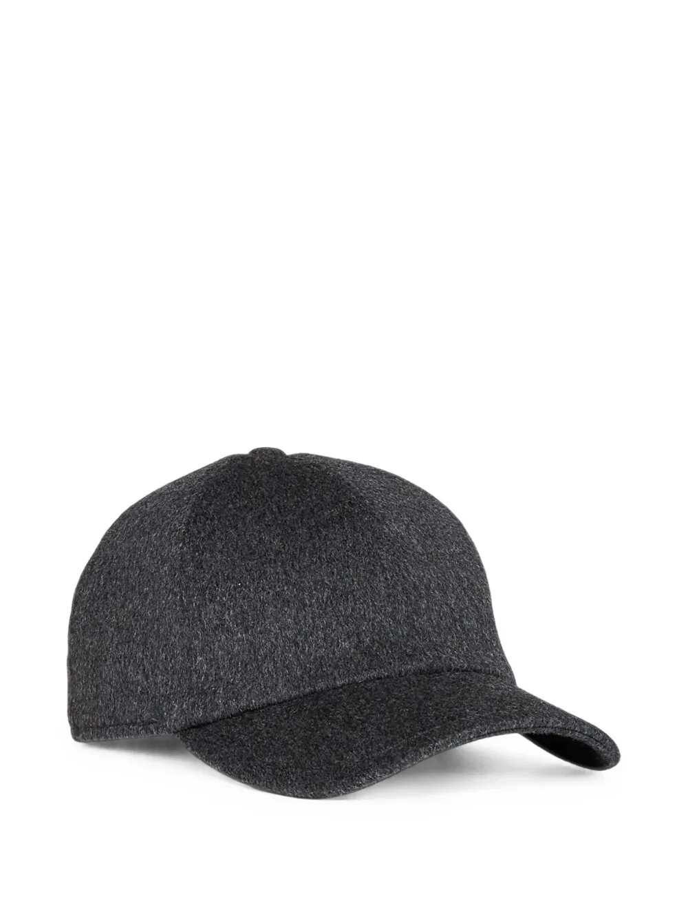 Tagliatore paneled virgin-wool baseball cap Grijs