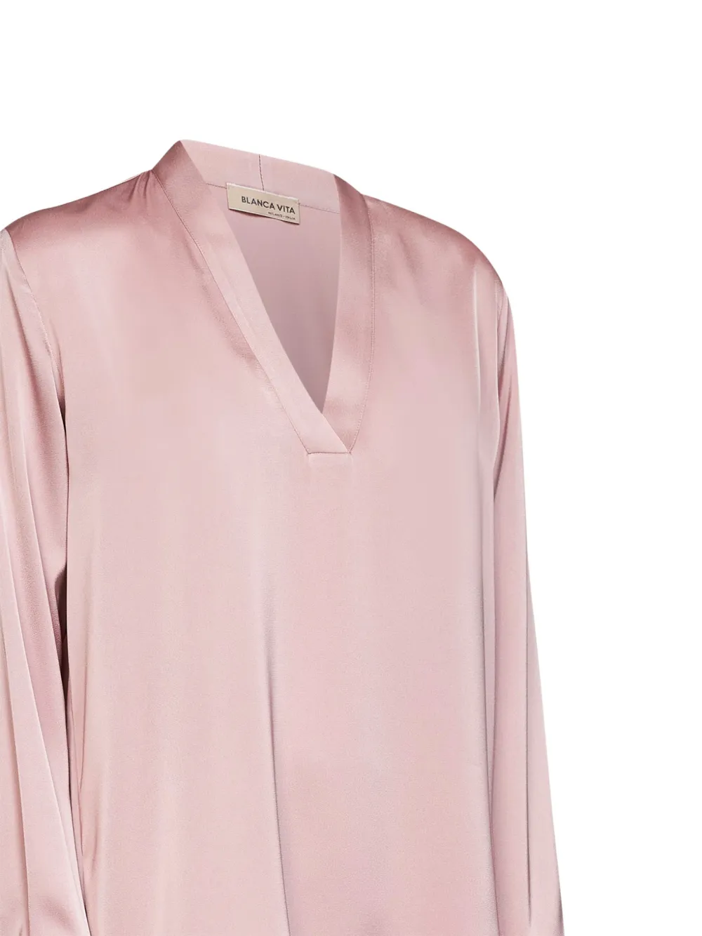 Blanca Vita Blouse met V-hals Roze