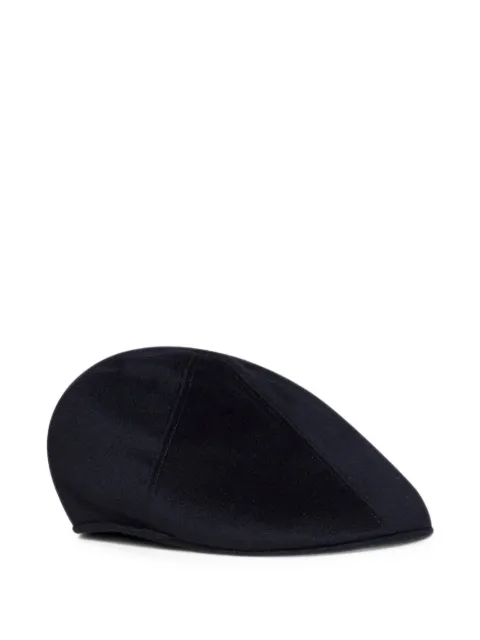 Tagliatore segmented cashmere flat cap