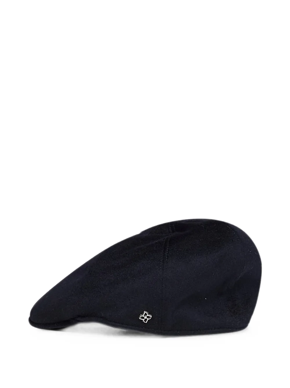 Tagliatore segmented cashmere flat cap Blauw