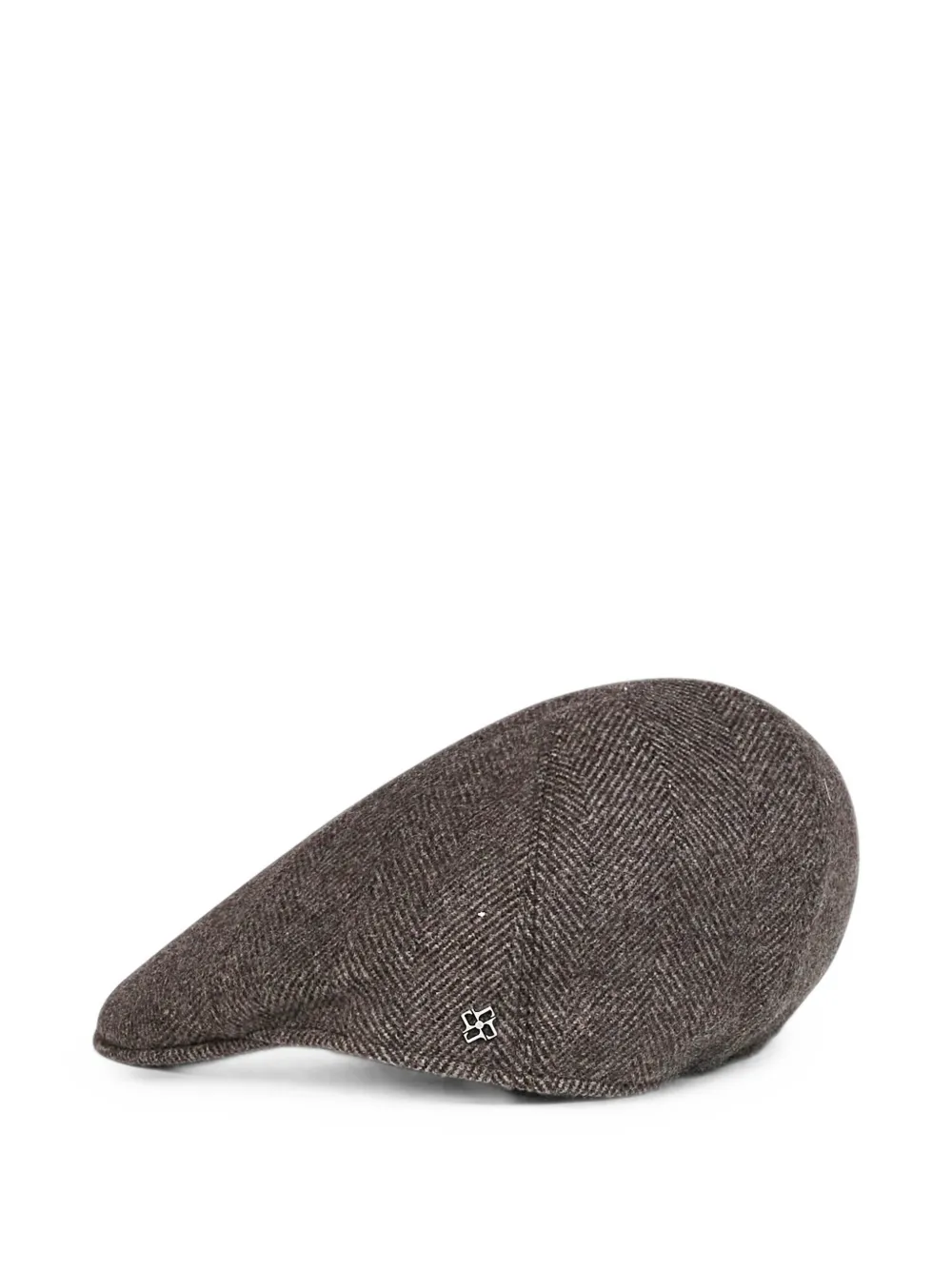 Tagliatore chevron-pattern segmented flat cap Bruin