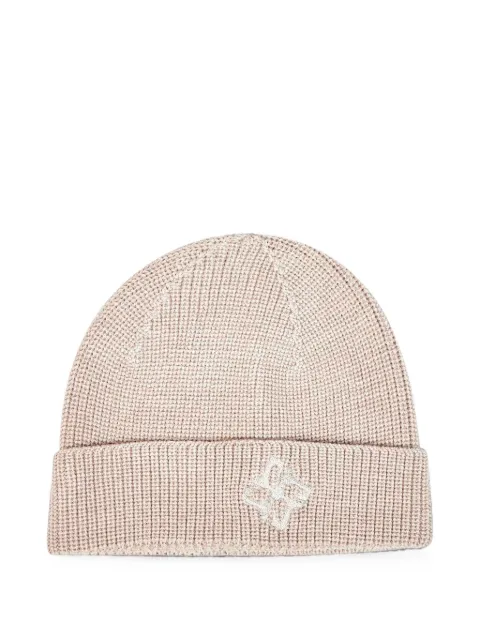 Tagliatore rib-knit beanie hat