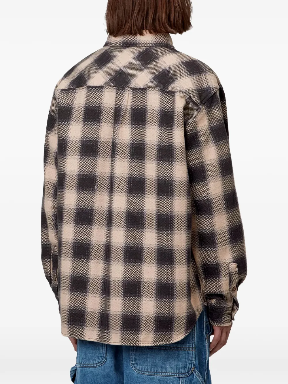Carhartt WIP Dayne check shirt Beige