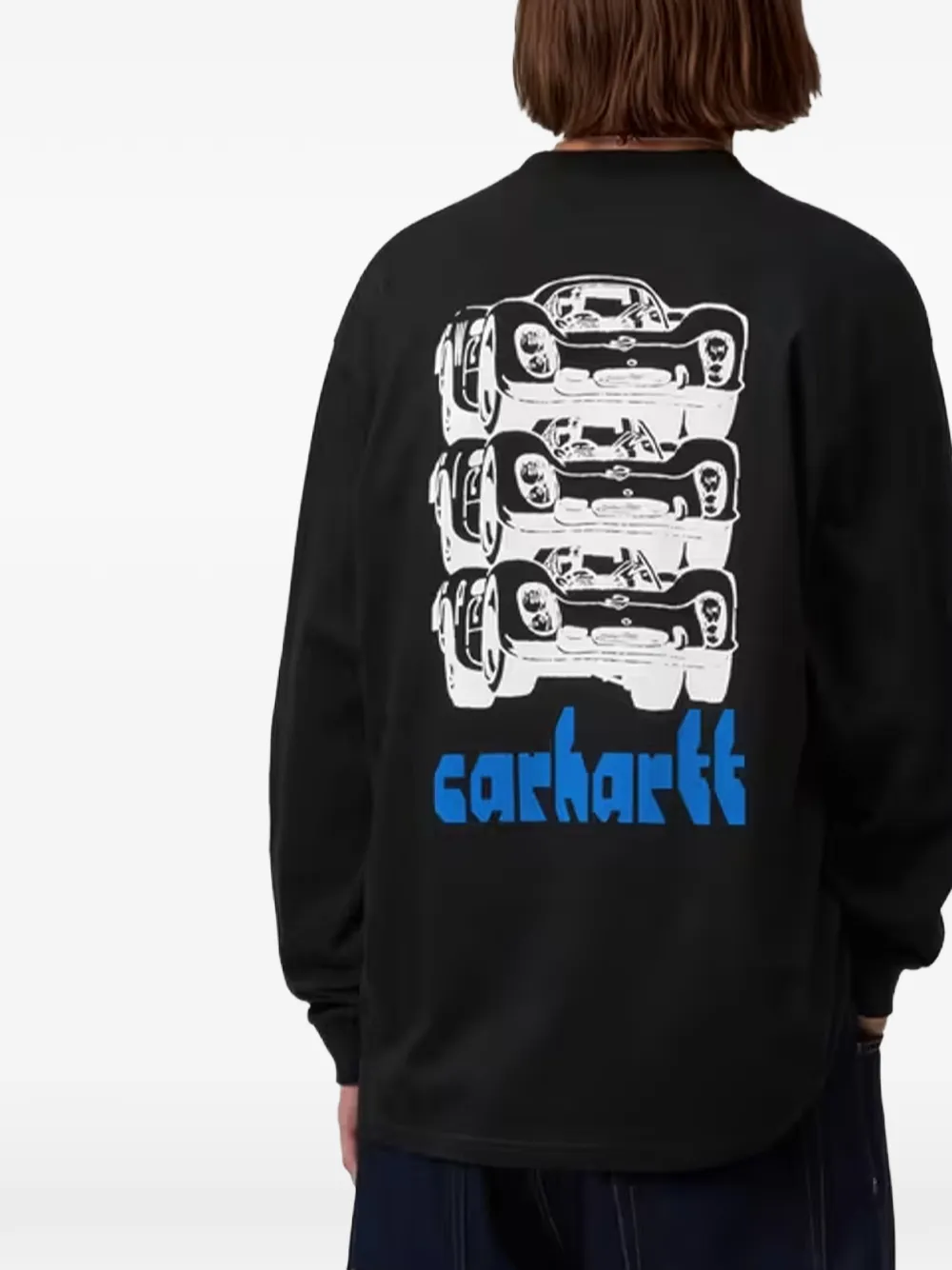 Carhartt WIP L S Framework T-Shirt Zwart