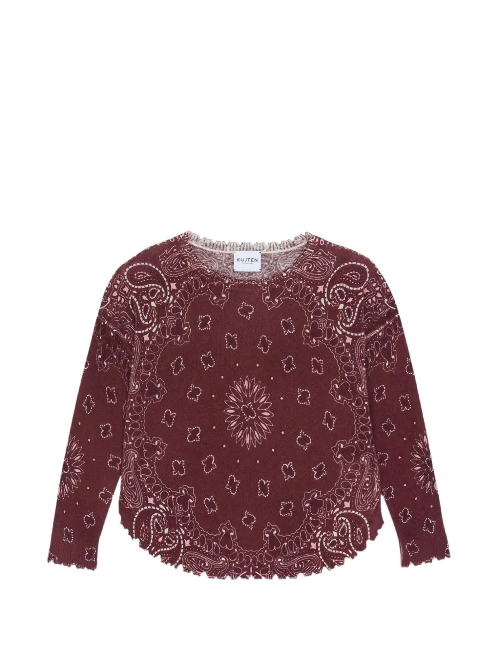 kujten Mela Bandana Bico sweater - Rosso