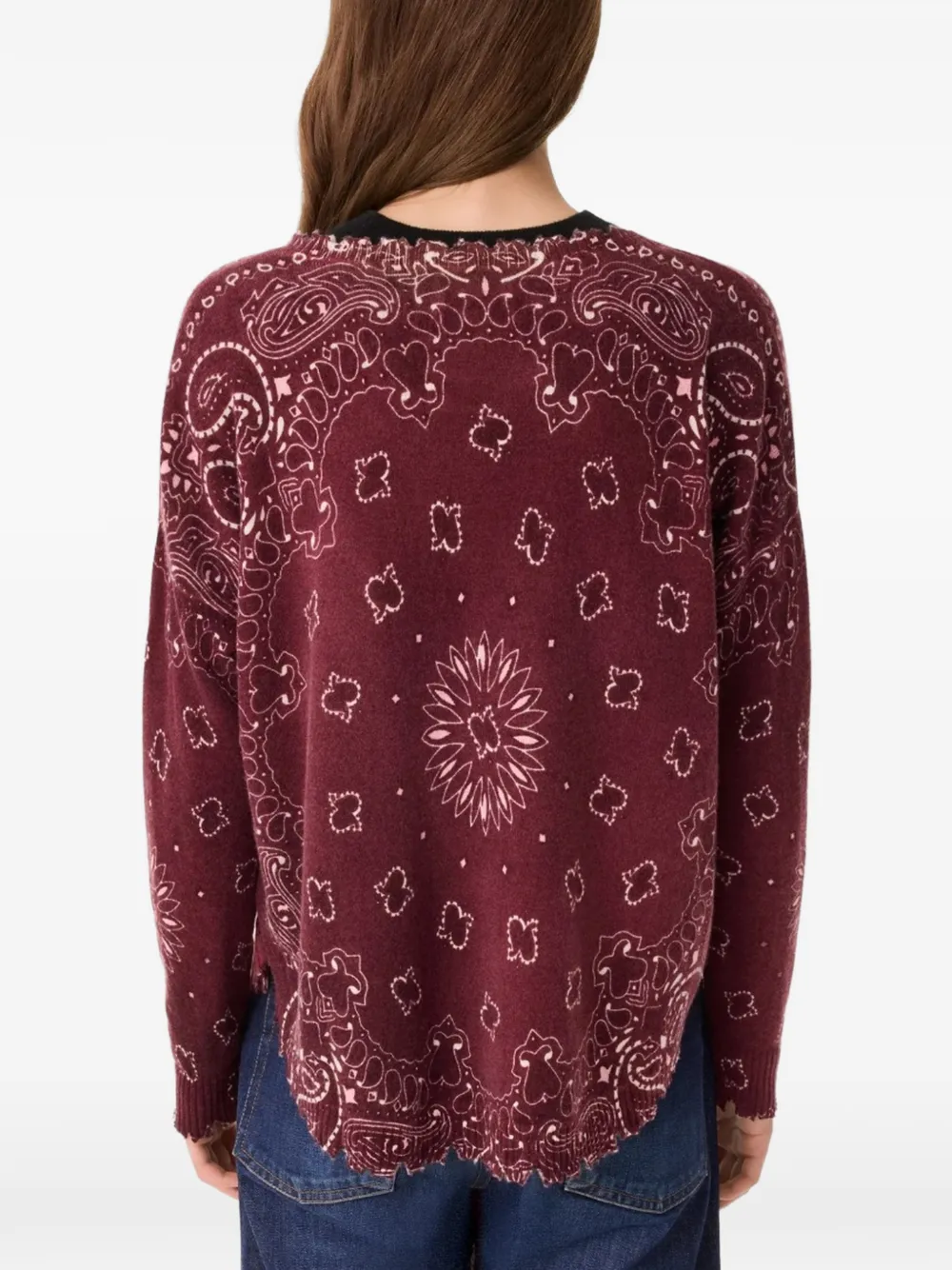 kujten Mela Bandana Bico sweater Rood