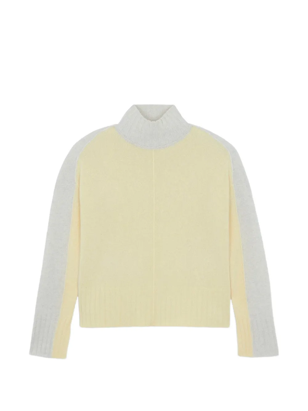 kujten Angel two-tone ribbed-trim sweater - Giallo