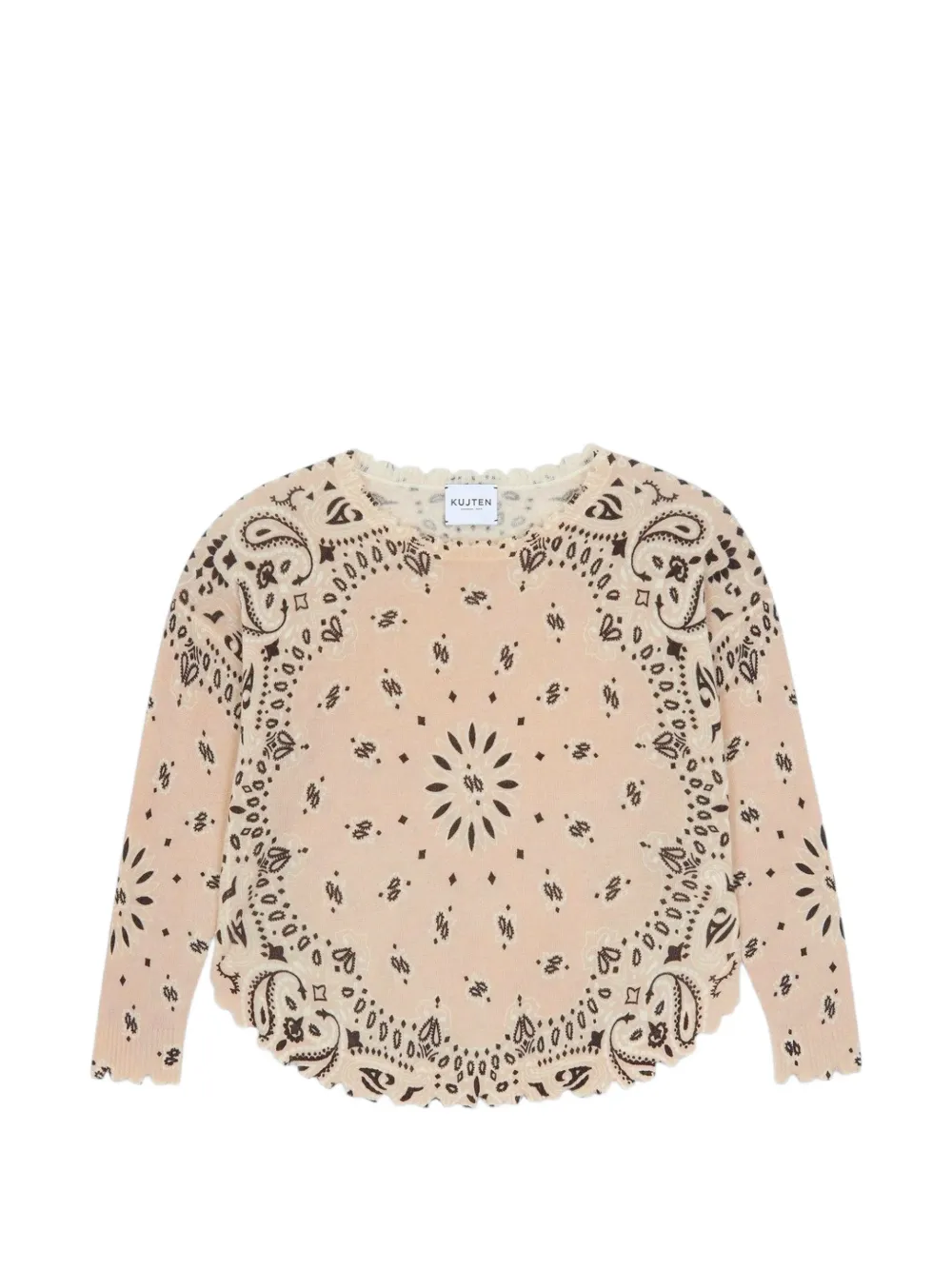 kujten Mela Bandana Bico sweater - Tons neutres kujten Mela Bandana Bico sweater - Tons neutres