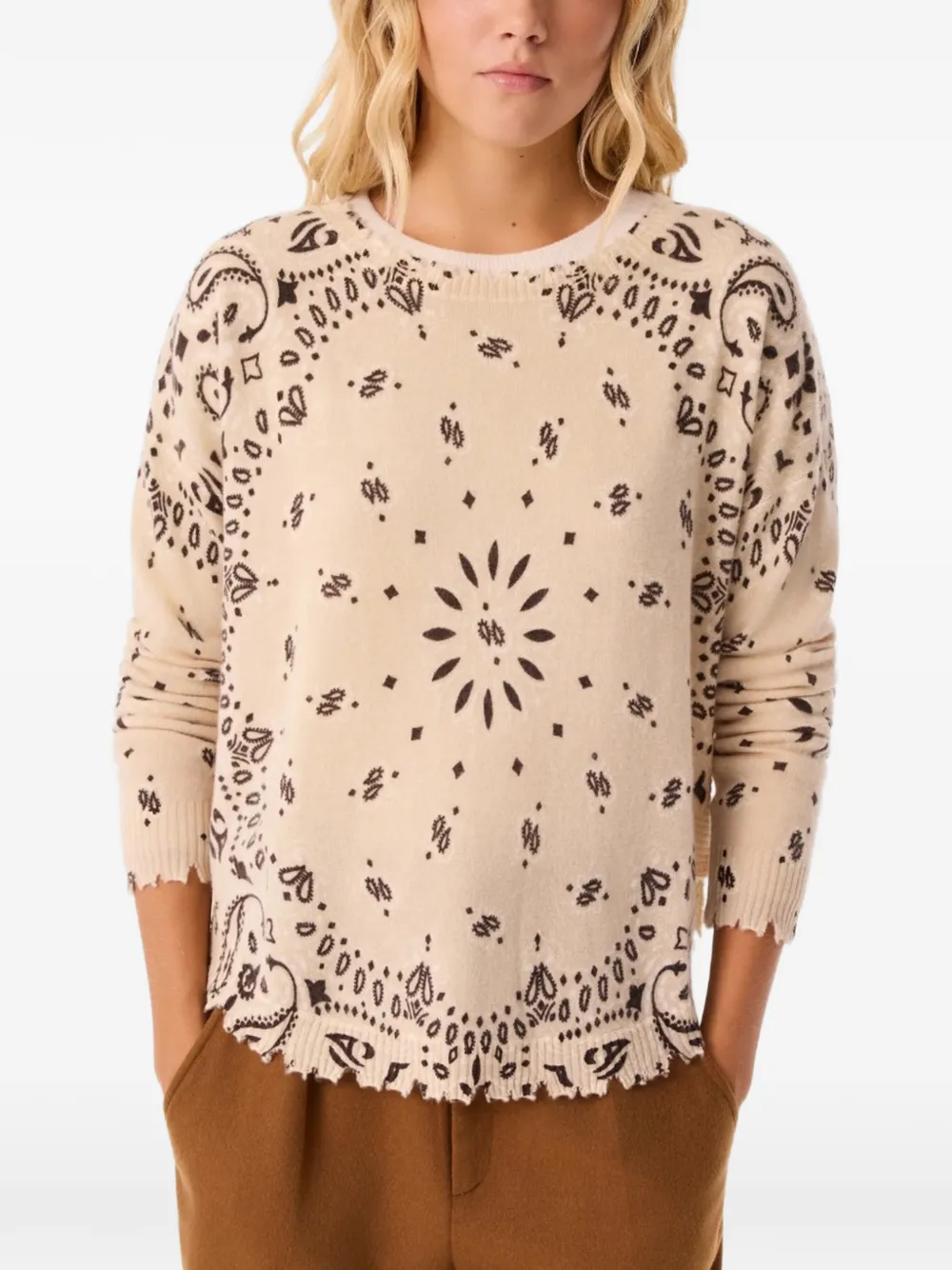 kujten Mela Bandana Bico sweater Beige
