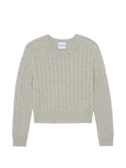 kujten Caroline Cable Oat sweater