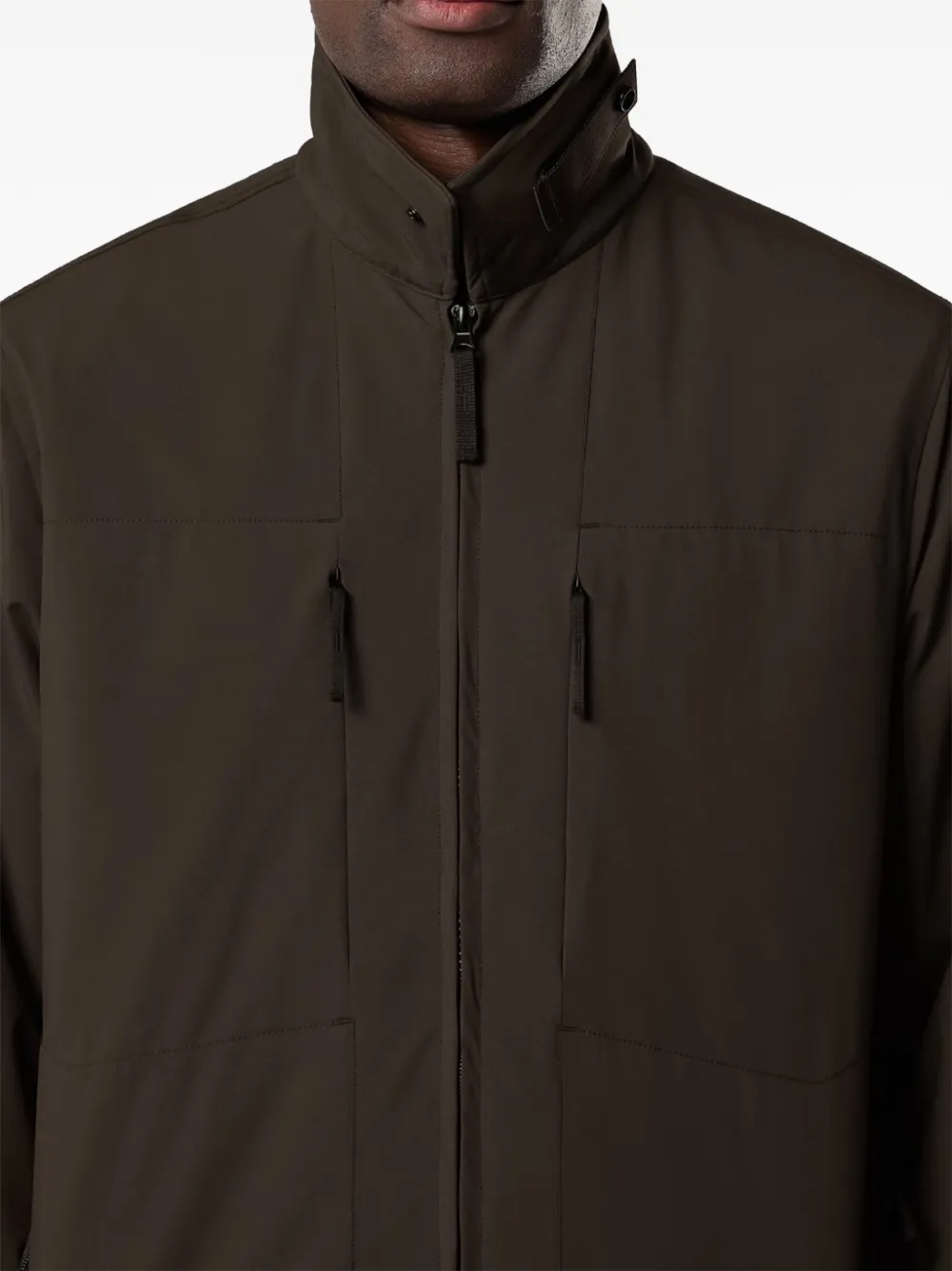 Stone Island Q100036 Soft Shell-R_E.DYE Technology jack Grijs