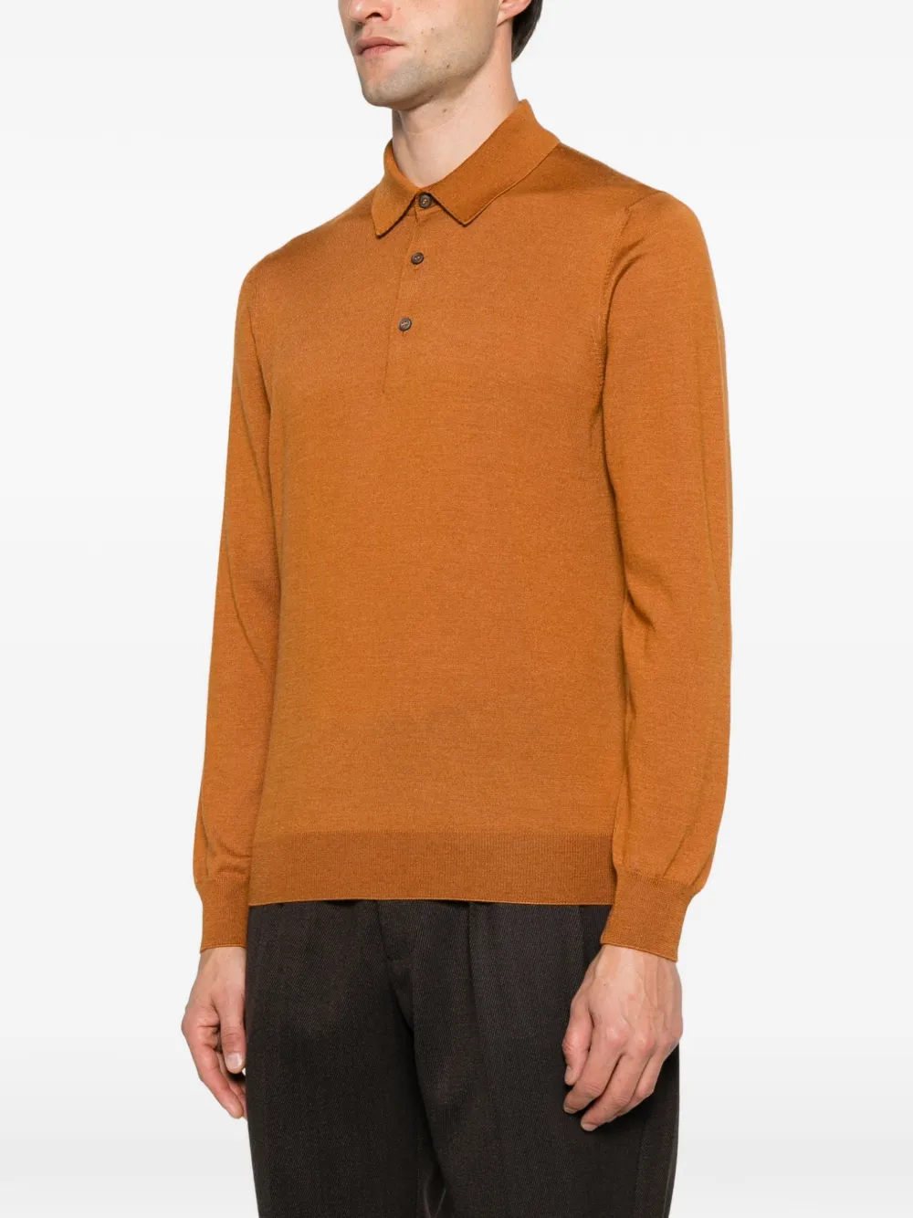 Tagliatore long-sleeve polo shirt Oranje