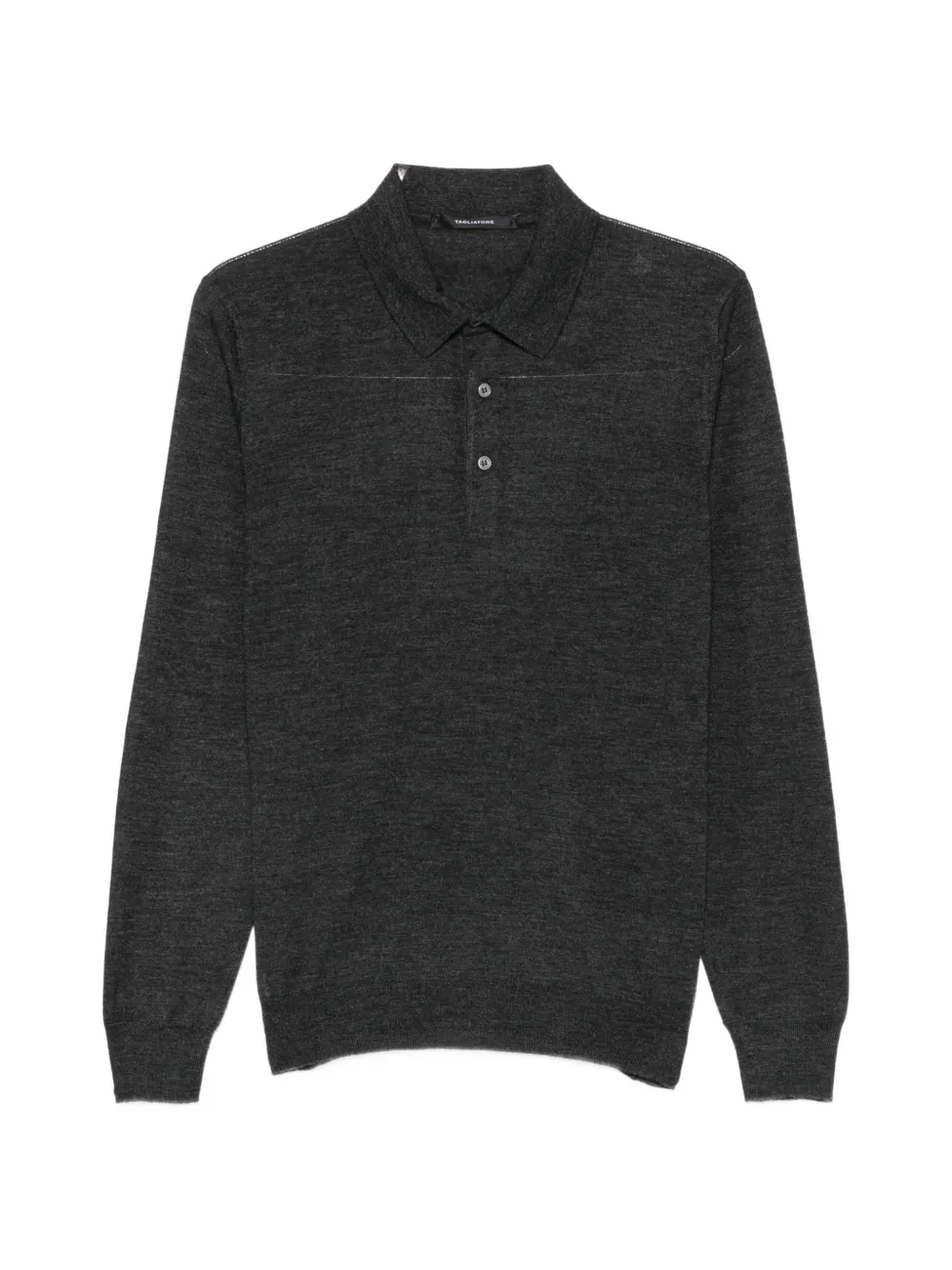 Tagliatore long-sleeve polo shirt Grijs