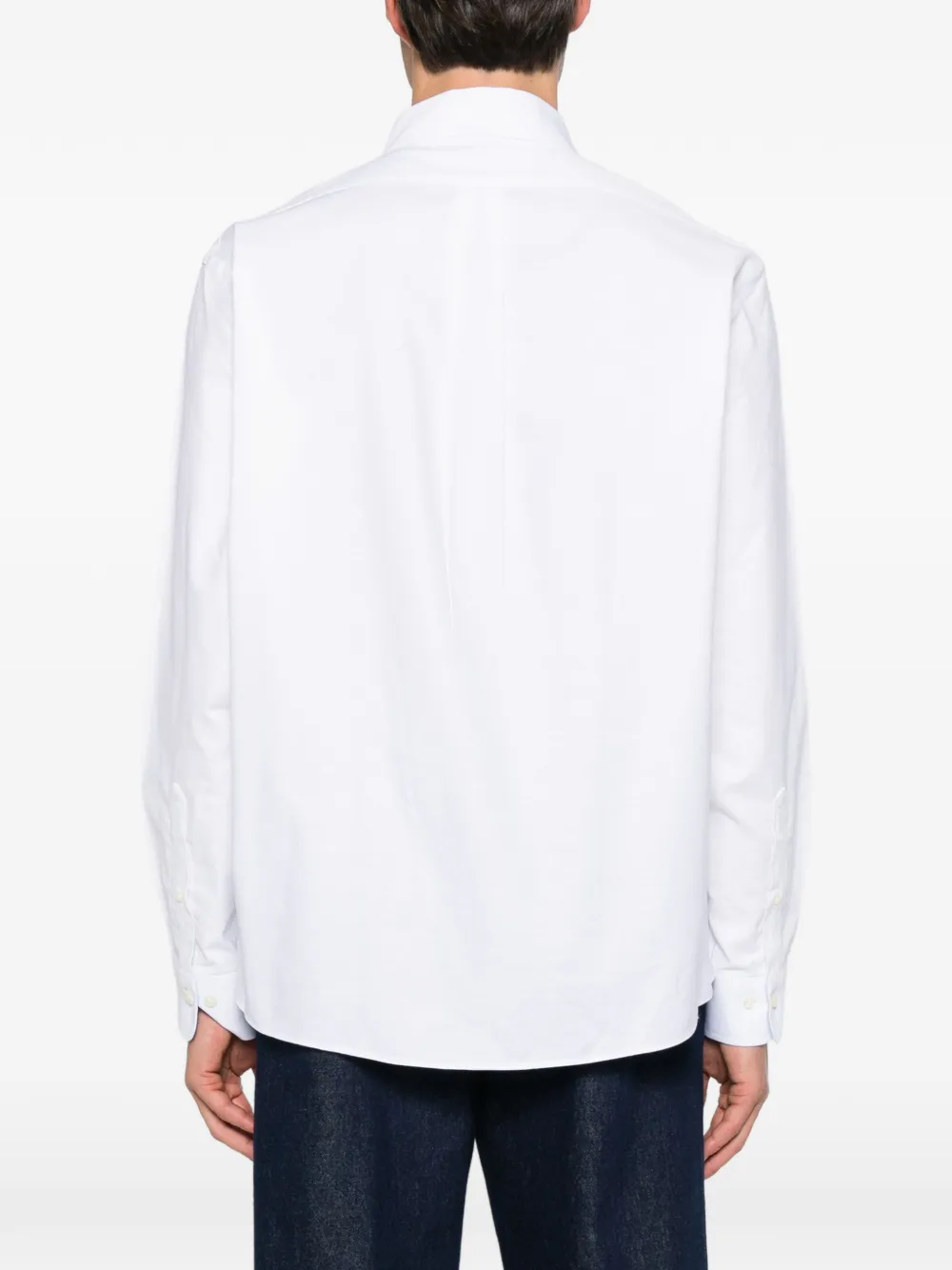 Brooks Brothers embroidered-logo button-down shirt Wit