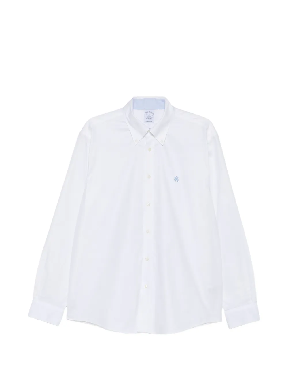 Brooks Brothers embroidered-logo button-down shirt - Bianco