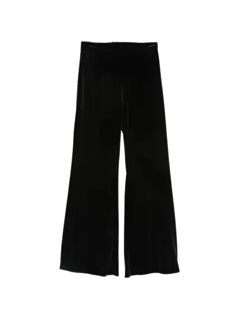 Cenere GB velvet flared trousers
