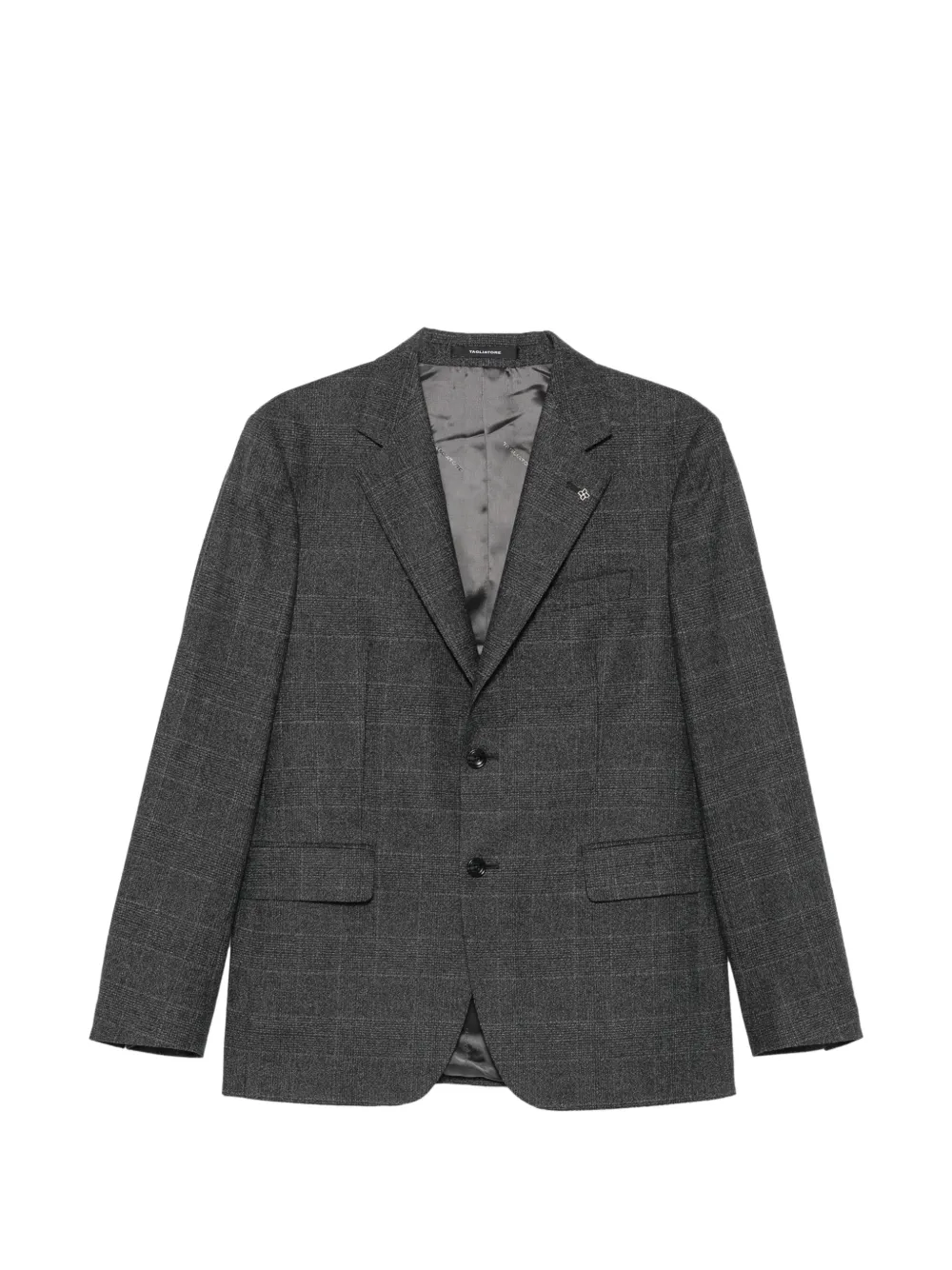 Tagliatore check-pattern suit - Grigio