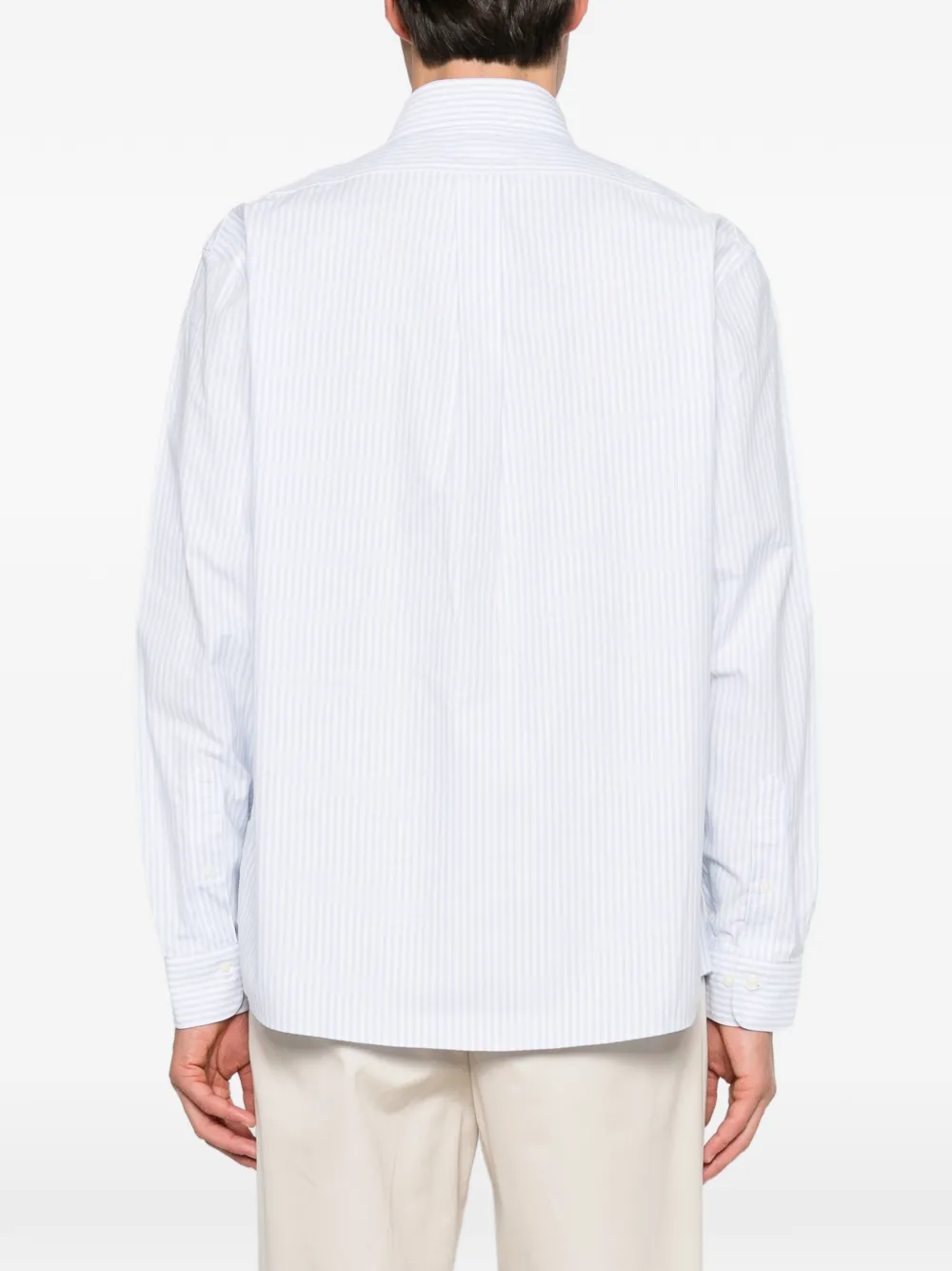 Brooks Brothers striped button-down shirt Wit