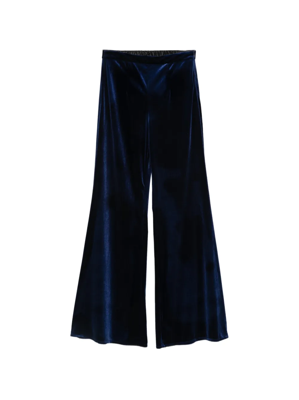 Cenere GB velvet flared trousers - Blau