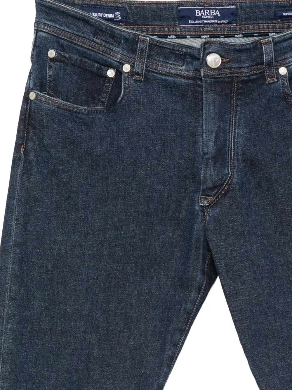 Barba straight-leg jeans Blauw
