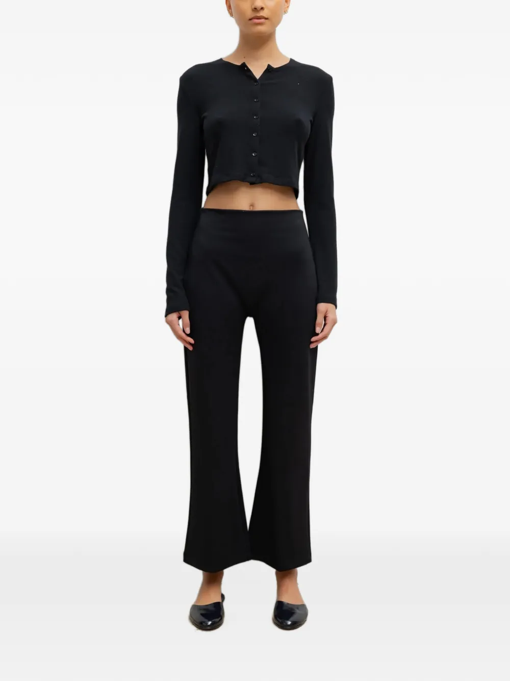 LESET Flared broek Zwart