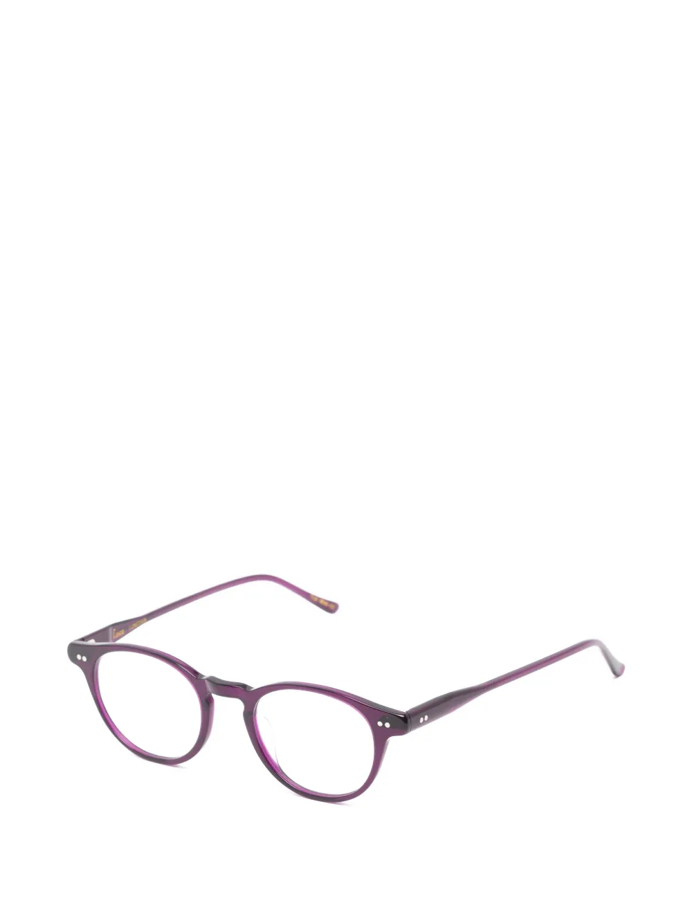 Lesca round-frame glasses Paars