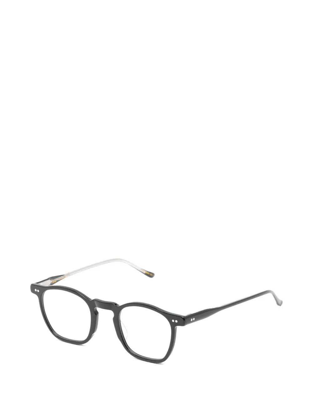 Lesca Bath square-frame glasses Zwart