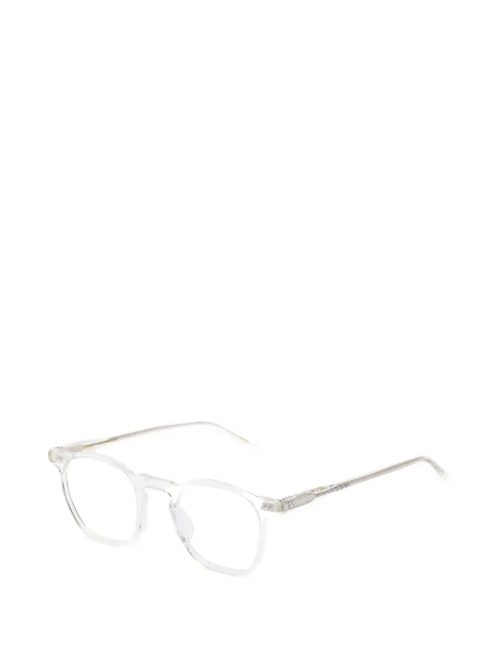 Lesca round-frame glasses Wit