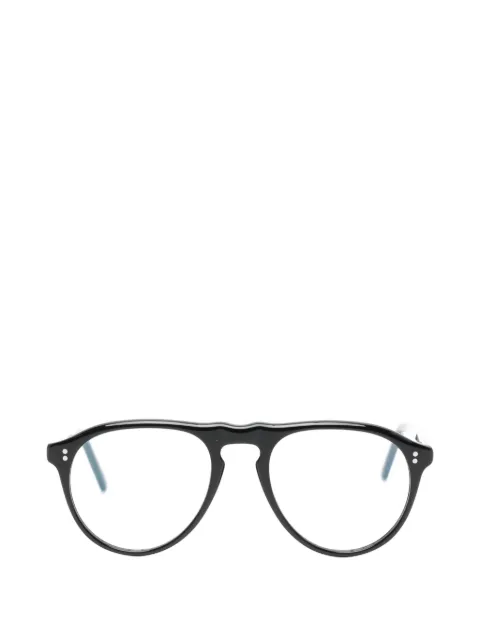 Lesca Tony round-frame glasses