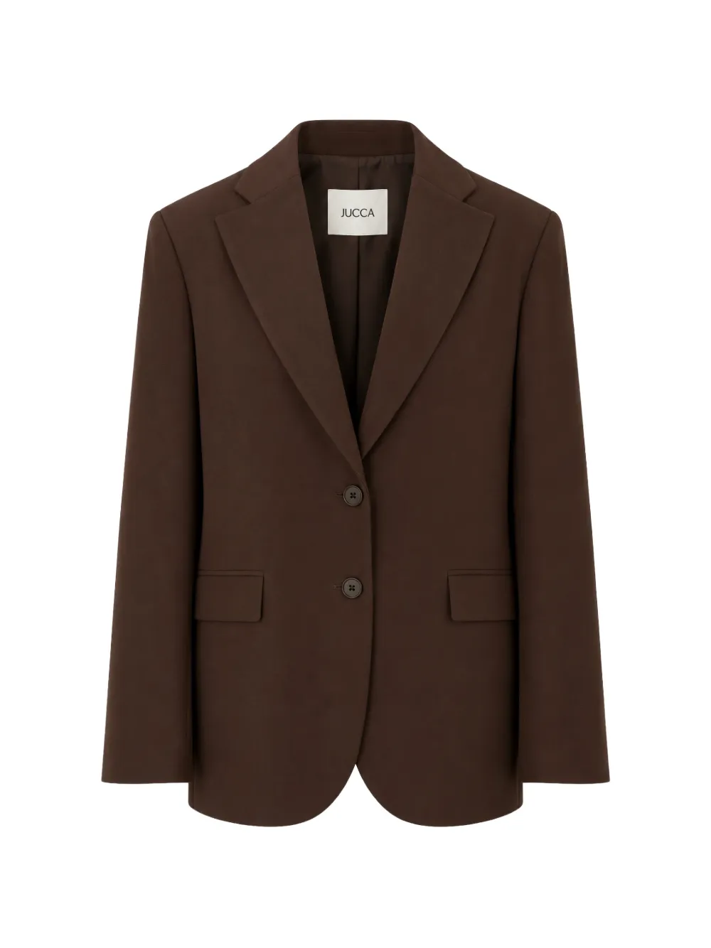 Jucca single-breasted tailored blazer - Marrone