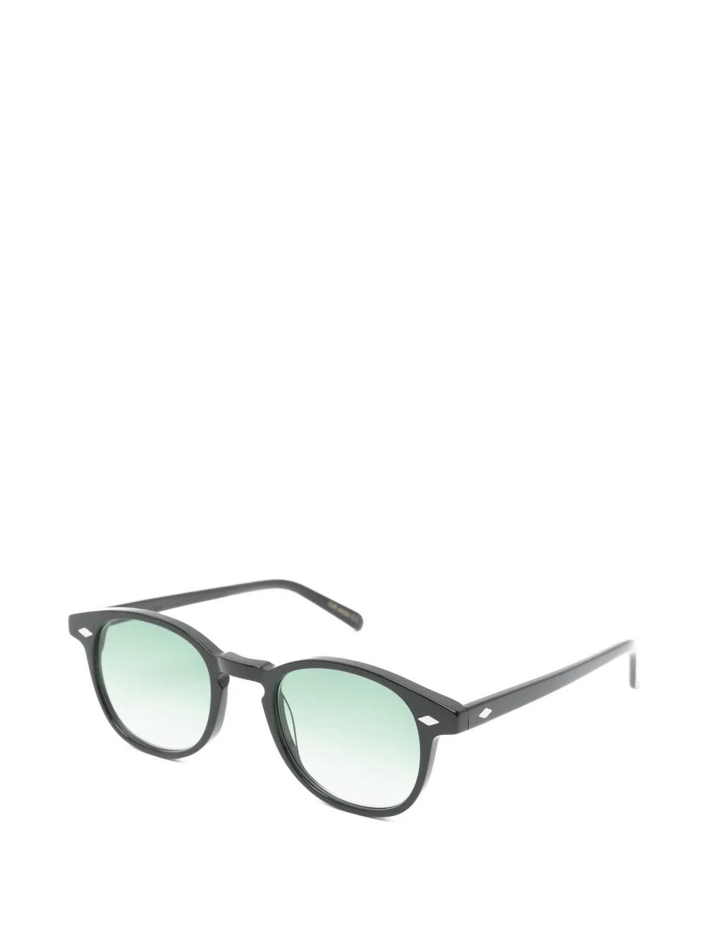 Lesca round-frame sunglasses Zwart